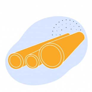 Труба нержавеющая электросварная 48.3х3.5 мм 12Х18Н10Т ГОСТ 10704-91