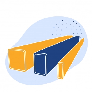 Труба профильная нержавеющая прямоугольная 60х40х1.2 мм AISI 430