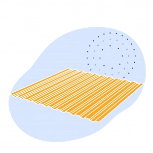 Профнастил для забора МП20-0.5-1100 RAL 8017