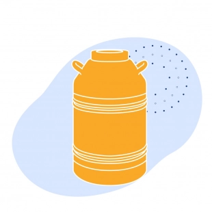 Сосуд Дьюара промышленный СДП-6К 6 л