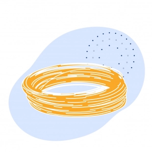 Канат одинарной свивки оцинкованный (С) 2 мм ГОСТ 3063-80