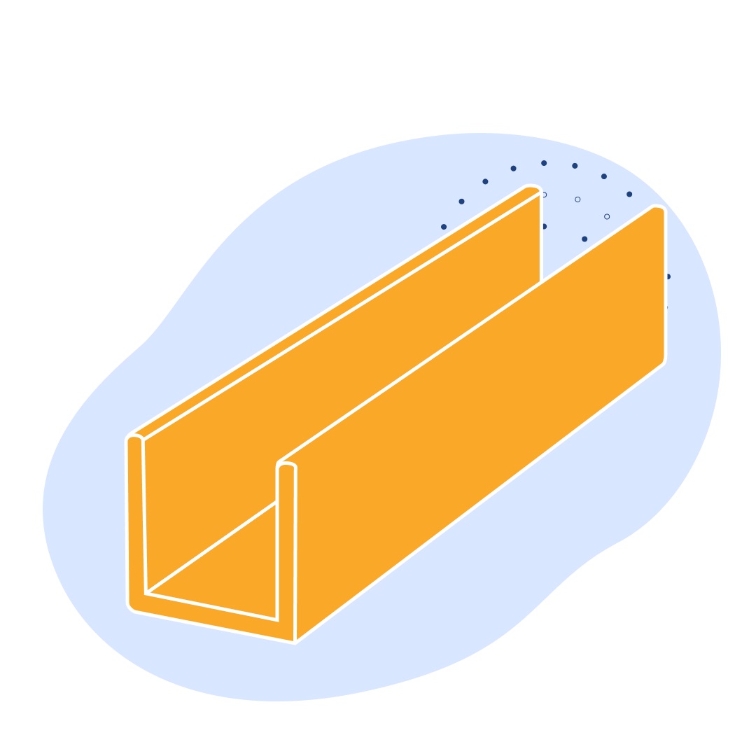 Алюминиевый швеллер 28x29x2x6000 мм В95 ГОСТ 8617-2018