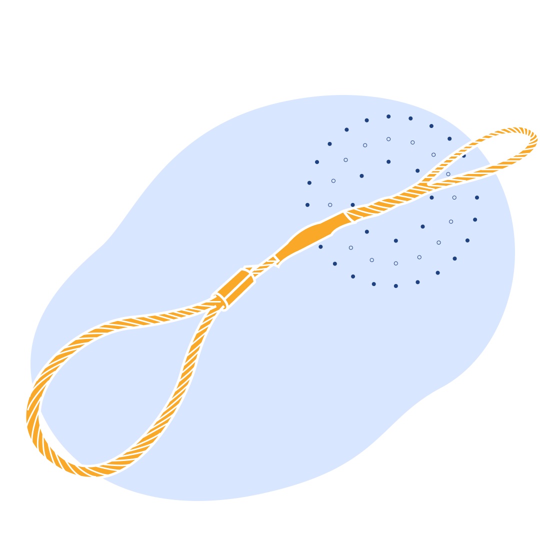 Строп грузовой канатный УСК1 2 т 4 м