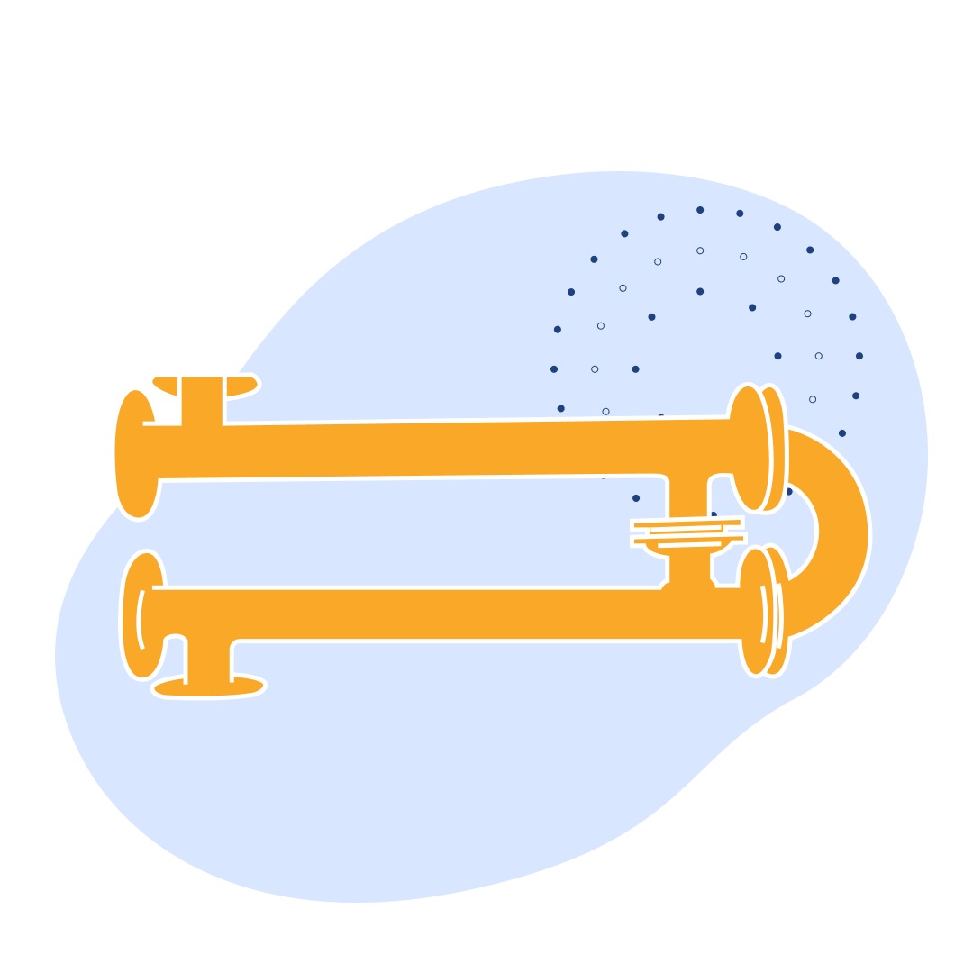 Водоводяной подогреватель 7 шт 0.66 м2 13.1 кВт 13.1 Гкал/час 7.8 т/час