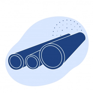 Труба нержавеющая электросварная 48.3х3.5 мм 12Х18Н10Т ГОСТ 10704-91