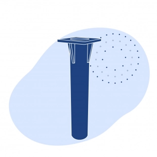 Закладная деталь фундамента ЗДФ -0.325-3.0 ОГКСф-1000