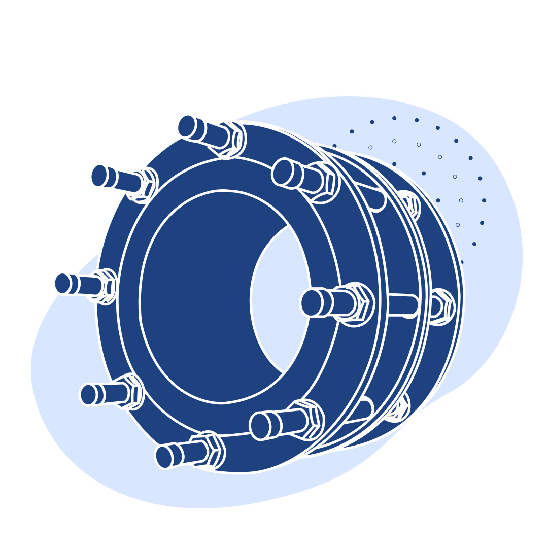 Демонтажная вставка чугунная Ду 800 мм