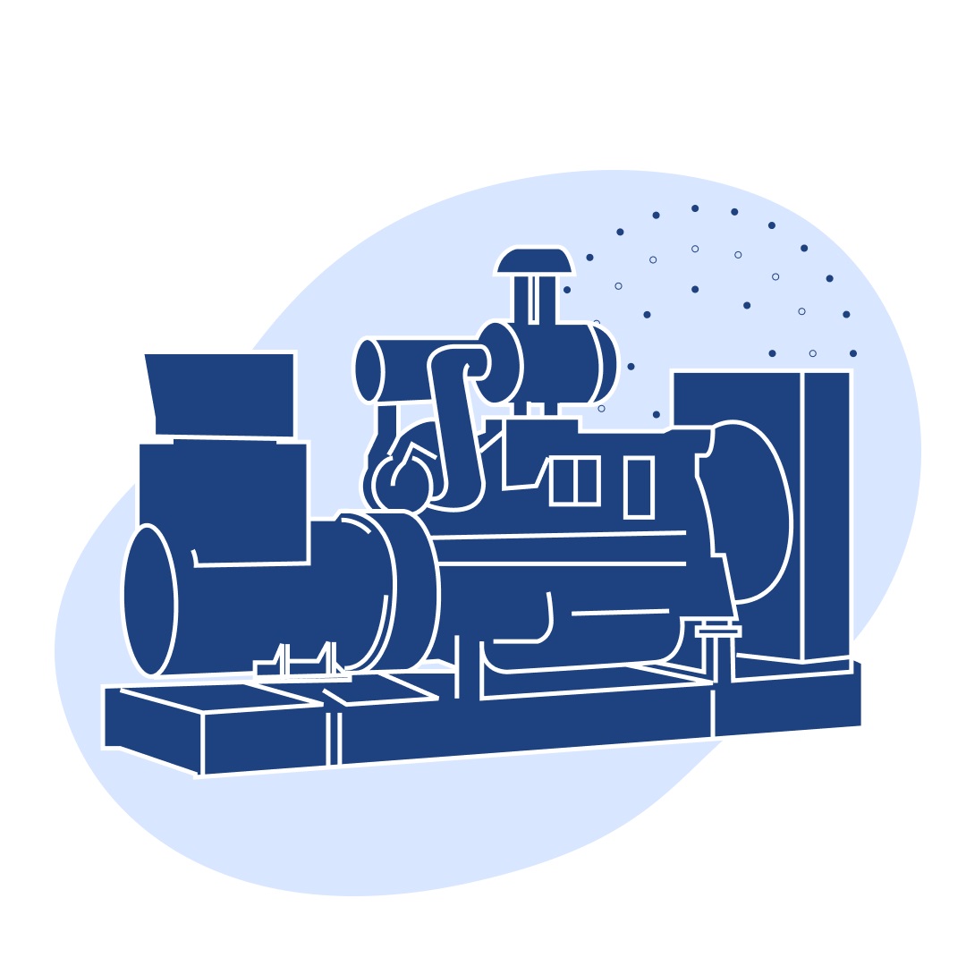 Дизель-генераторная установка 3012 series 1500 об/мин 1200 кВт