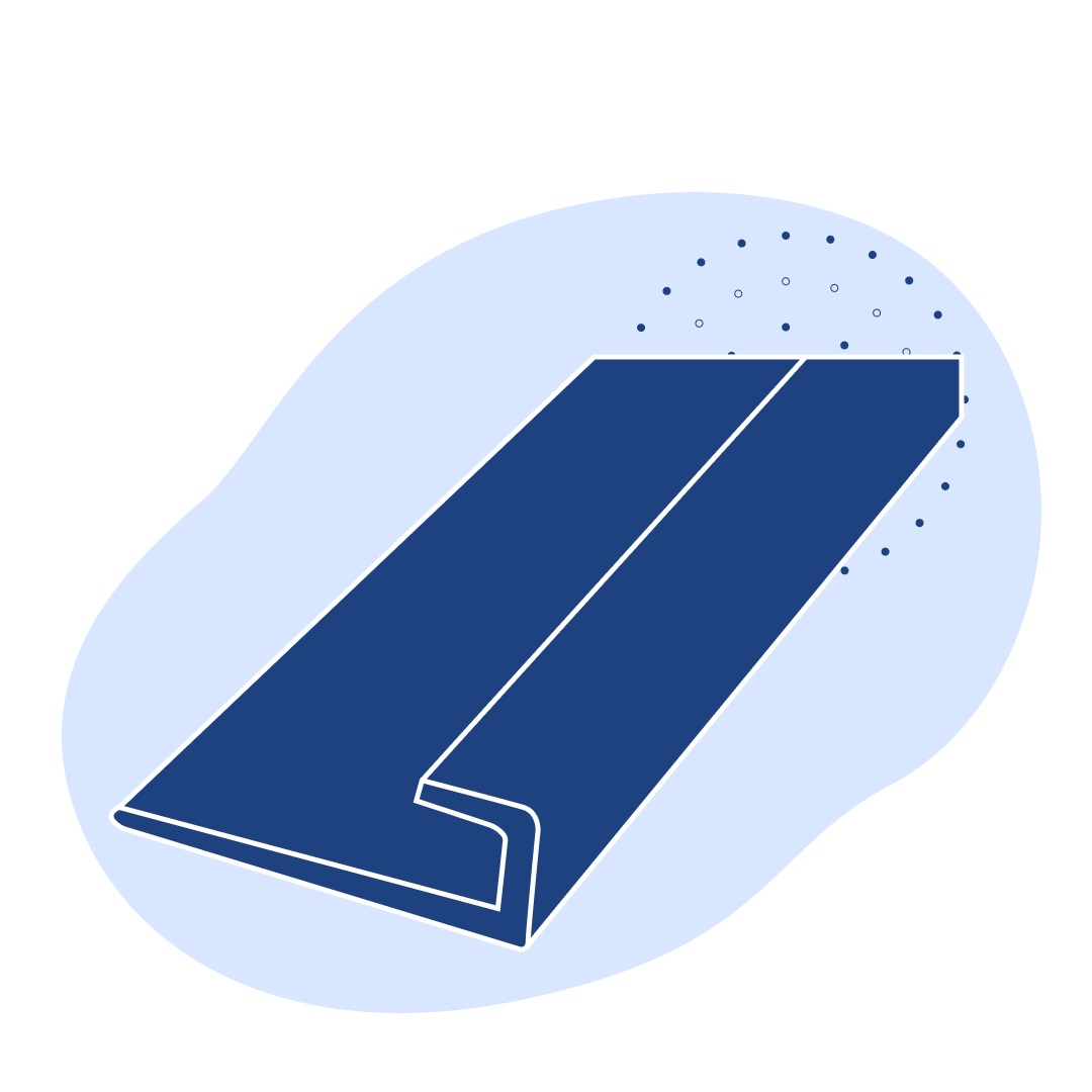 L-образный профиль стальной 20х20х3 мм СТ0 ГОСТ 8509-93