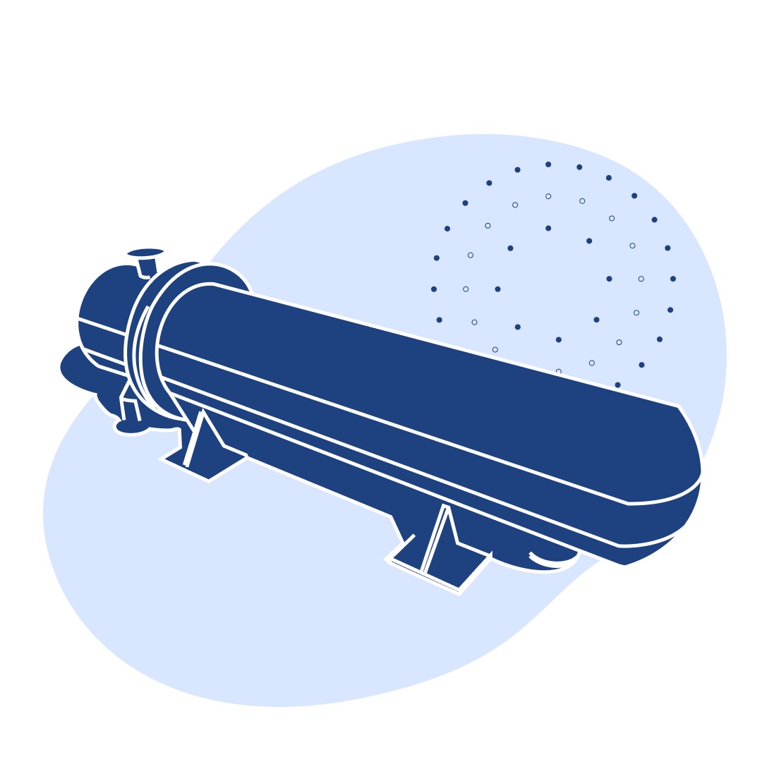 Пароводяной подогреватель 124 шт 2.08 Гкал/час 59 т/час 426x3650 мм 17.2 м2