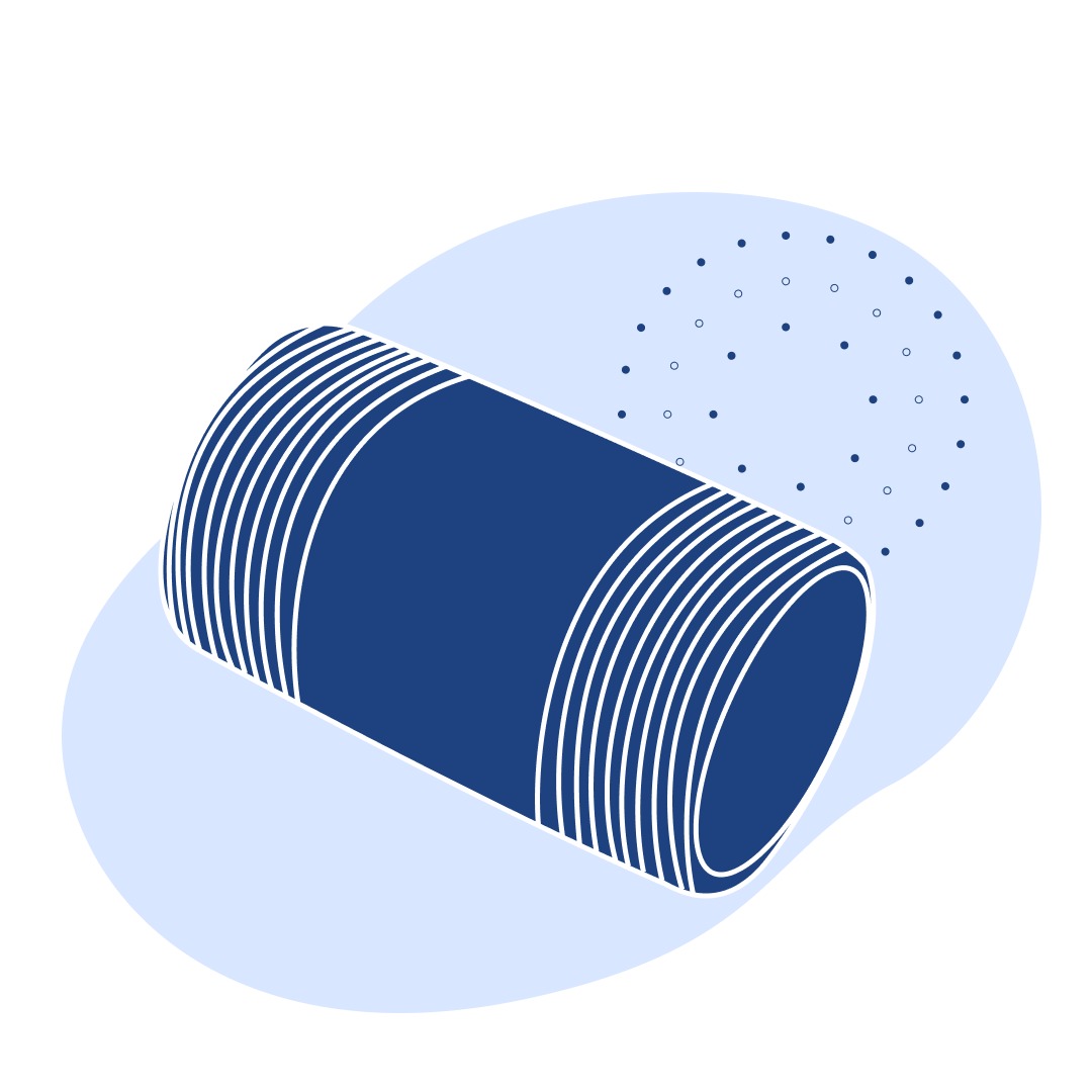 Сгон оцинкованный Ду 40 мм