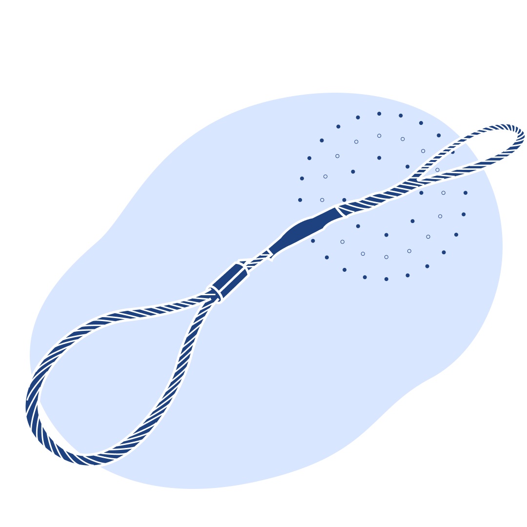 Строп грузовой канатный УСК1 2 т 4 м